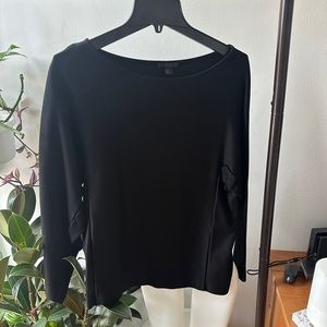 COS black long sleep sweatshirt